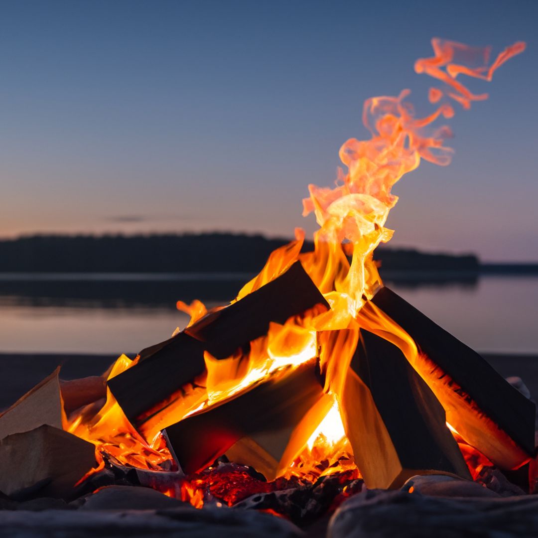 Fire by the Lake