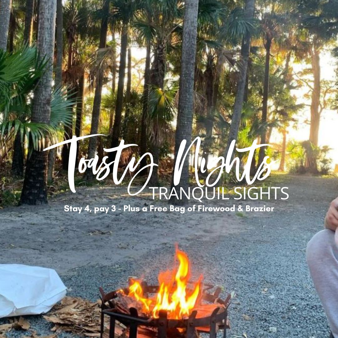 Toasty Nights: Stay 4, Pay 3 – Plus a Free Bag of Firewood & Brazier